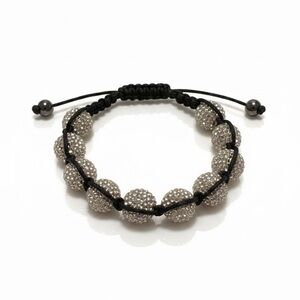 Elegant Silver Beaded Bracelet
